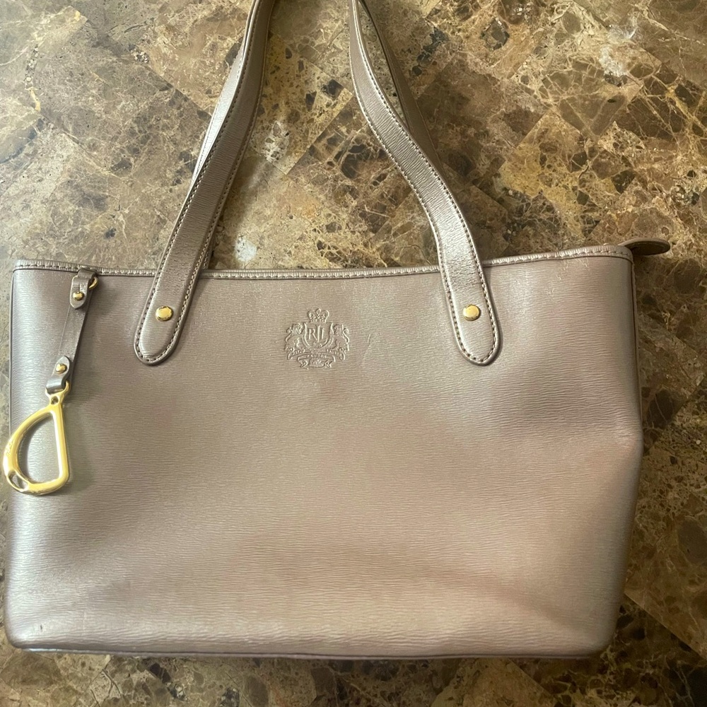 Brown/Tan Ralph Lauren Purse